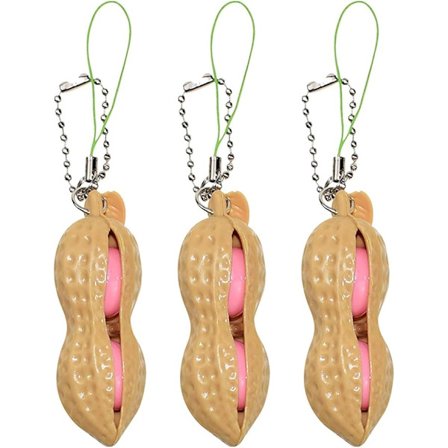 Stress Forbedre fokus Stress Squeze- Nøkkelring Relief Leketøy Leker Leketøy Skateboard (som vist, One Size)-max