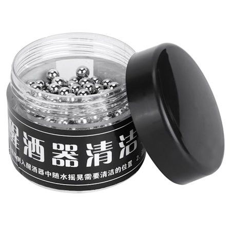 300 stk. rengøringsperler i rustfrit stål fjerner vin- og tepletter fra karafler, kopper og flasker