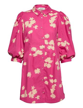 Milan Print Dress Kort Kjole Rosa Modström