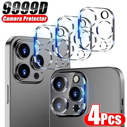 4 st Kameraglasskydd för iPhone 16 13 12 11 14 15 Pro Max Kameraskyddande Glasfilm för IPhone 13 Mini 15 16 Plus