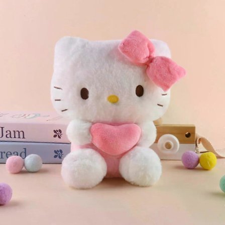 22 cm Sanrio Hello Kitty Plysjdukke Leke Tegneserie Jenter Myk Utstoppet Dyr Kuromi Putepute My Melody Cinnamoroll Dukke Gave Leker