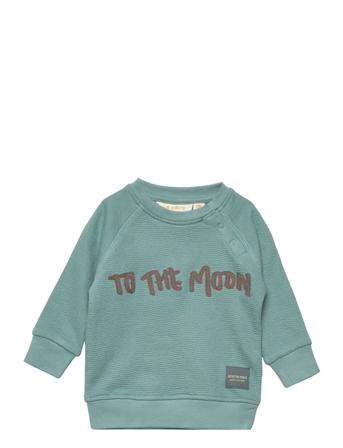 Sgalexi Structure Sweatshirt Sweat-shirt Genser Blå Soft Gallery