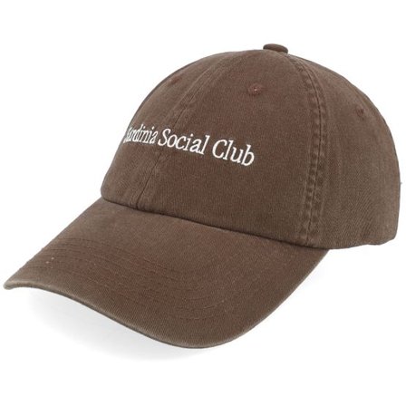 Pica Pica - Brun unconstructed Keps - Sardinia Social Club Brown Dad Cap @ Hatstore