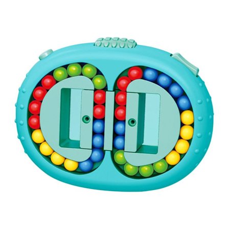 Magic Bean Cube Pussel Toy Brain Teaser Toys BLÅ