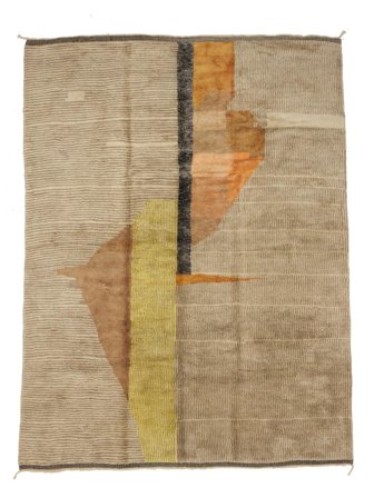 307X394 Tapete Berber Moroccan - Mid Atlas Moderno Grande (Lã, ) Carpetvista