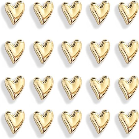 20 stk. Guld Køleskabsmagneter Kærlighed Hjerte Magneter til Køleskab Søde Dekorative Magnetiske Klistermærker Små Hjem Køkken Magnet sæt Dejlig 