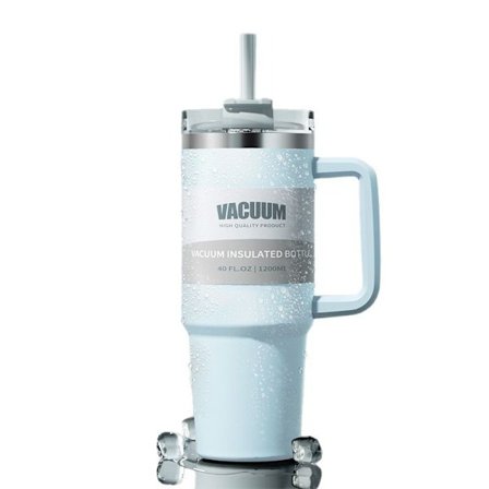 Bilkop stor kapacitet termokop cross-border iskop 304 rustfrit stål bilvandkop kold 1200ML