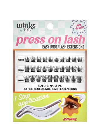 Ardell Winks Press On Underlash Extensions Galore Natural - Black - ONE SIZE
