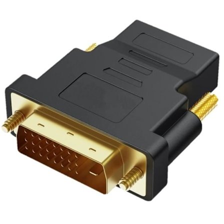 DVI til HDMI-adapter - Phonillico - 1080p Full HD - Opløsning 1920x1200 - Sort - Bi-direktionel