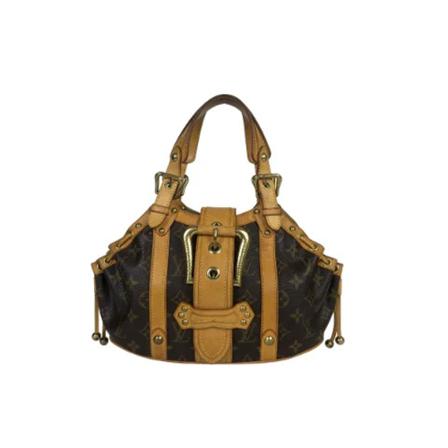 Louis Vuitton Vintage, Pre-owned Suede louis-vuitton-bags Beige, Dames, Maat:ONE Size,Canvas