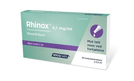 Rhinox 0,1 mg/ml nesedråper endosebeholder 20x0,3 ml