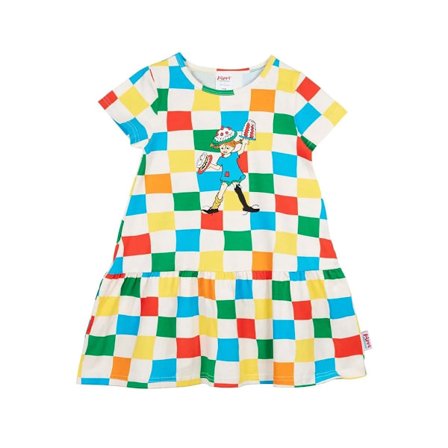 Pippi Langstrømpe - Pippi plaid kjolesæt