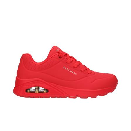 Skechers, Stand On Air Sneakers Rood, Dames, Maat:42 EU