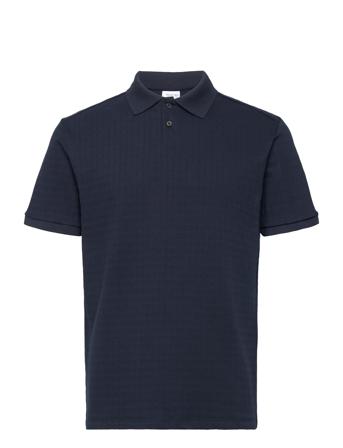 Slhwalter Ss Polo B Polos Short-sleeved Marineblå Selected Homme*Betinget Tilbud