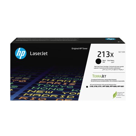 HP 213X - Høy ytelse - svart - original - LaserJet - tonerpatron (W2130X)