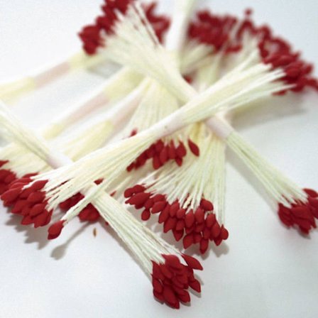 Pistiller röda 18 buntar om 25