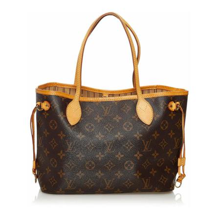 Louis Vuitton Vintage, Tote Bags Bruin, Dames, Maat:ONE Size