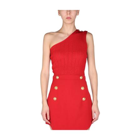 Balmain Sleeveless Tops Rød, Dame