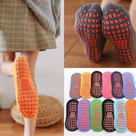 6 Pairs Of Anti-slip Socks Yoga Socks Slip Socks Stopper Socks