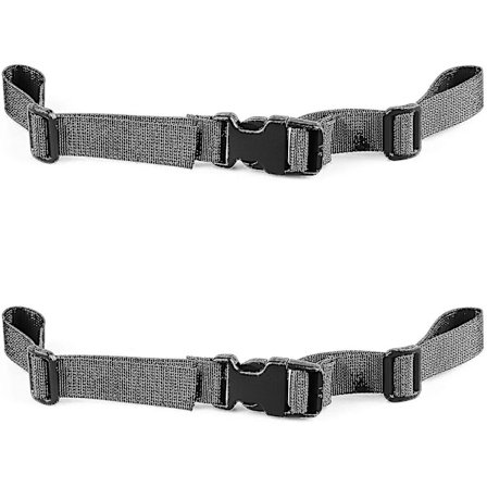 Rygsæk Brystrem Justerbar Rygsæk Brystbælte Med Spænde (pakke Med 2)