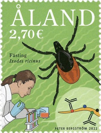 Åland - Flåt forskning - Postfrisk frimærke