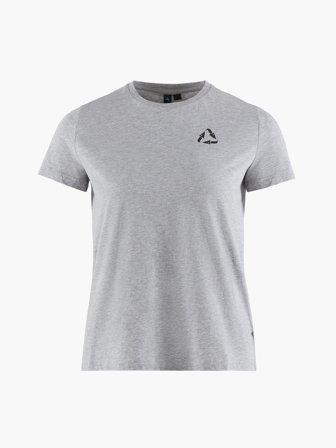 Klättermusen Runa Scrambling SS T-shirt Damen - Grey Melange - L