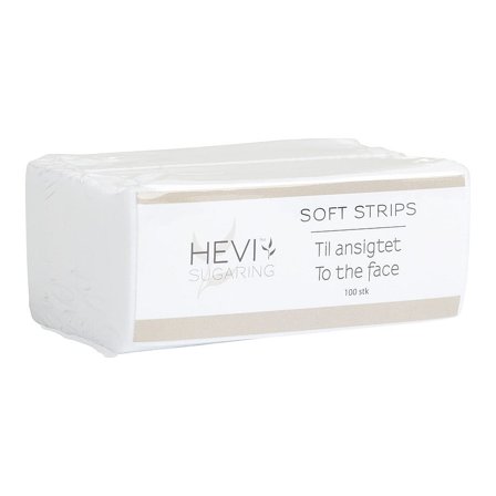 HEVI Sugaring Strips til Ansigt 100 stk, Skincare, Hårfjerning, Voks & Strips