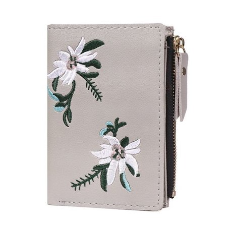 Damplånbok Kort Plånbok GRÅ - spot sales