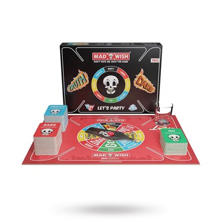 MadWish Pro Party Drinking Board Game - Sexleker Vuxen: Rollespill - Vuxen: Høneselskap & Utdrikningslag