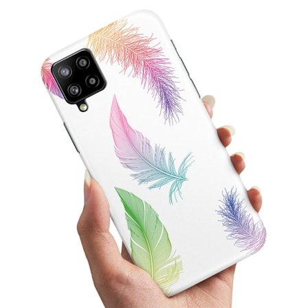 Cover / Mobilcover til Samsung Galaxy A12 - Fjer