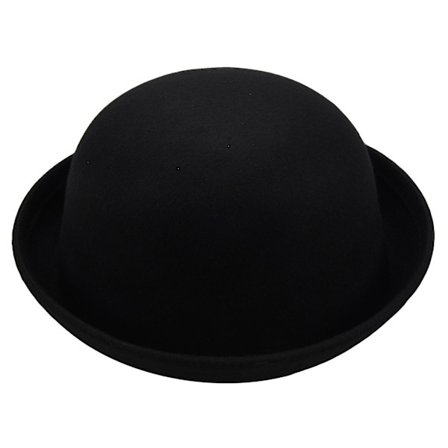 1 stk. Melon Bowler Hatt Bowler Hatt Bowler Hatt Filt Hatt Hatt Ridehatt () Tw