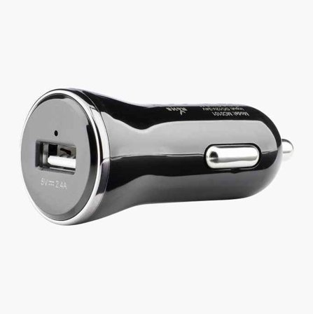 Billaddare 1 x USB 12/24 V - Biltema