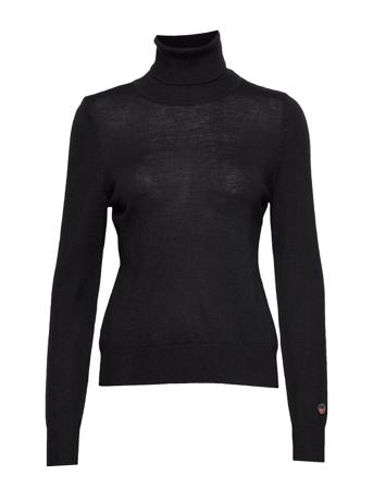Alice Rollerneck Sweater Høyhalset Pologenser Svart BUSNEL