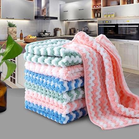 15 pakke mikrofiber rengjøringsklut, oppvaskkluter, oppvaskhåndklær, supermyke og absorberende kjøkkenkluter
