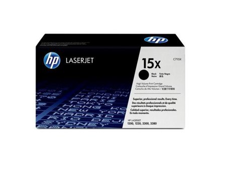 HP 15X - Høy ytelse - svart - original - LaserJet - tonerpatron (C7115X)