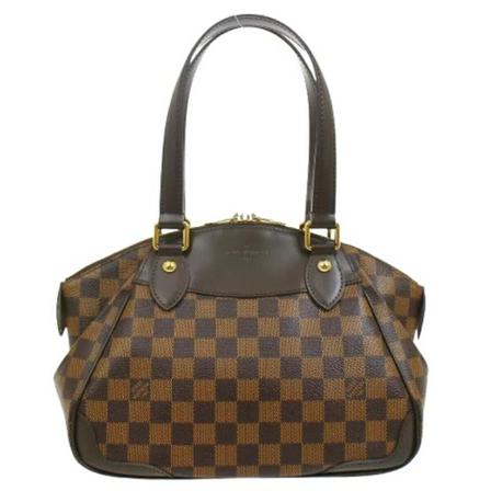 Louis Vuitton Vintage, Pre-owned Canvas louis-vuitton-bags Bruin, Dames, Maat:ONE Size
