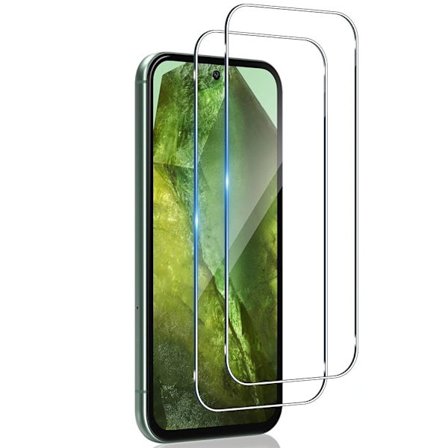 2-Pack Google Pixel 10/10 Pro Skärmskydd i Härdat Glas
