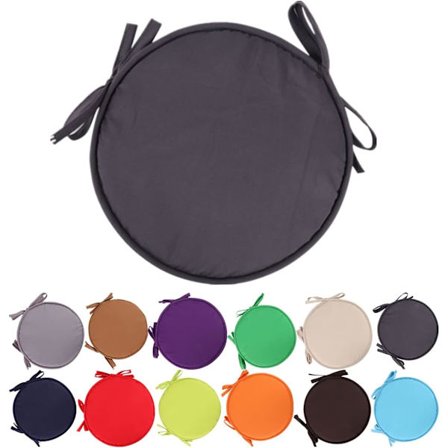 Farverige indendørs/udendørs stol hynder runde sædehynder have terrasse hjem hynder - diameter 30cmcm, terrasse møbler hynde betræk, runde sæde have