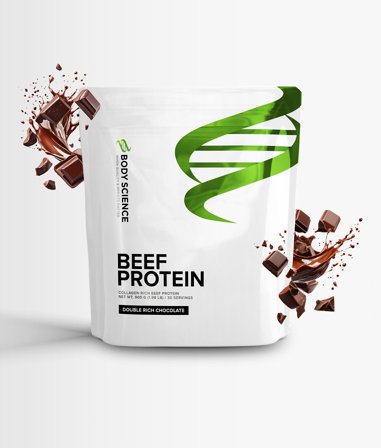 Body Science Beef Protein - Double Rich Chocolate - 900g, Kosttillskott, Protein, Kosttillskott, Protein