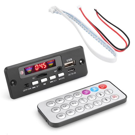 Bluetooth 5.0 Audio MP3 -dekooderilevymoduuli kaukosäätimellä ja kaiutintarvikkeella