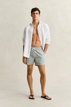 GANT Herren Badeshorts (L) Grau