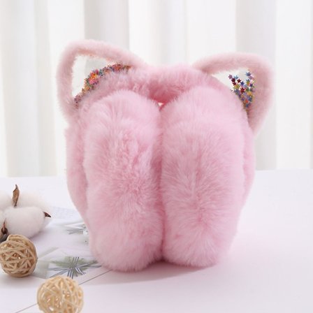 Korvanlämmitin Taitettava cover KISSA KORVAT-PINKK KISSA KORVAT-PINKI