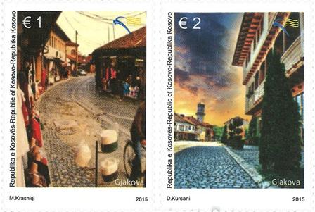 Kosovo - Byen Gjakov - Postfrisk sæt 2v