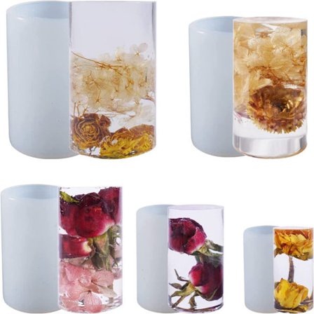 Cylinder Lys Forme Silikone Sæber