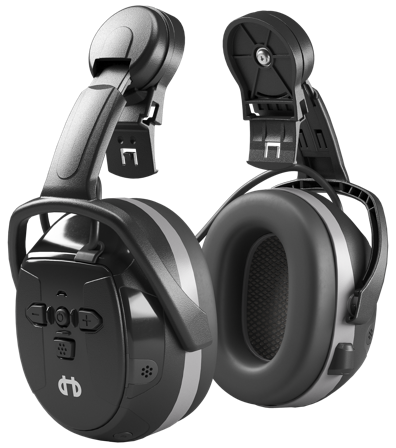 Hellberg Xstream LD Hørselvern Bluetooth, medhøring, hjelmfeste, Hørselvern