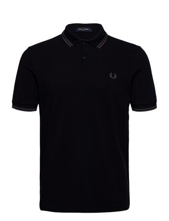 Twin Tipped Fp Shirt Polos Short-sleeved Sininen Fred Perry