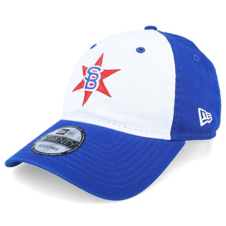 New Era - Azul unconstructed Gorra - South Bend Cubs Milb Ac 9TWENTY White/Royal Dad Cap @ Hatstore