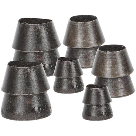 6 stk øksehoder spalte kiler metall kiler taper feste tilbehør for hammer