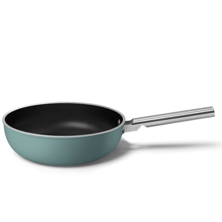 Smeg Wokkipannu 30 cm, emerald green