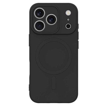 Coque MagSafe för iPhone 17 Pro Max Serie Kick Case Stötsäker JUST IN CASE Svart